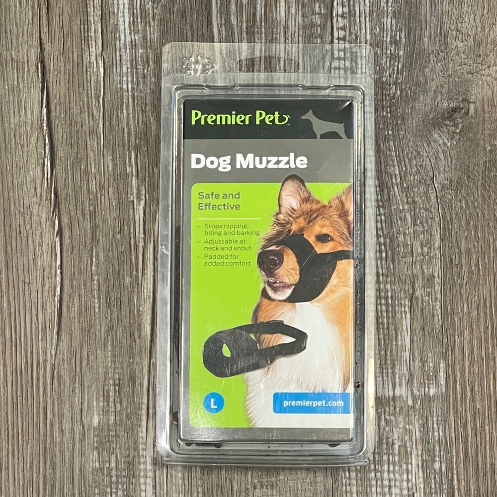 Premier Pet Dog Muzzle for Large Dogs - Padded Nylon for Safe, Comfortable NEW